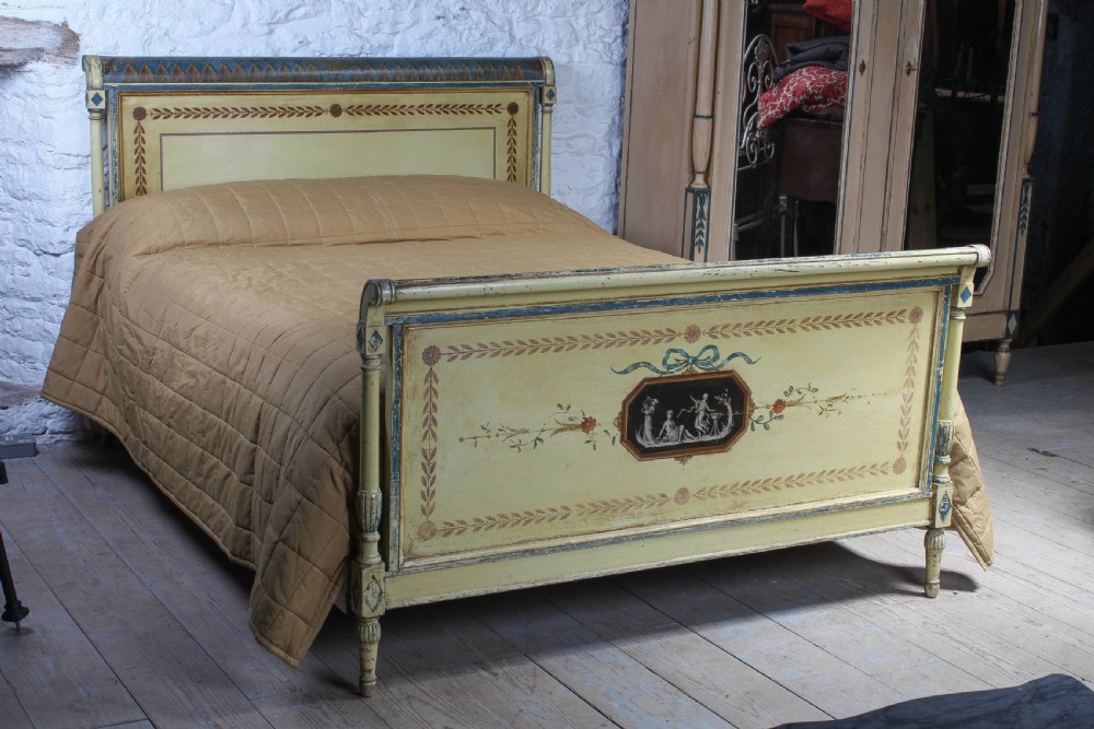 Gorgeous faded glory king size bed lit bateau  with turned colums