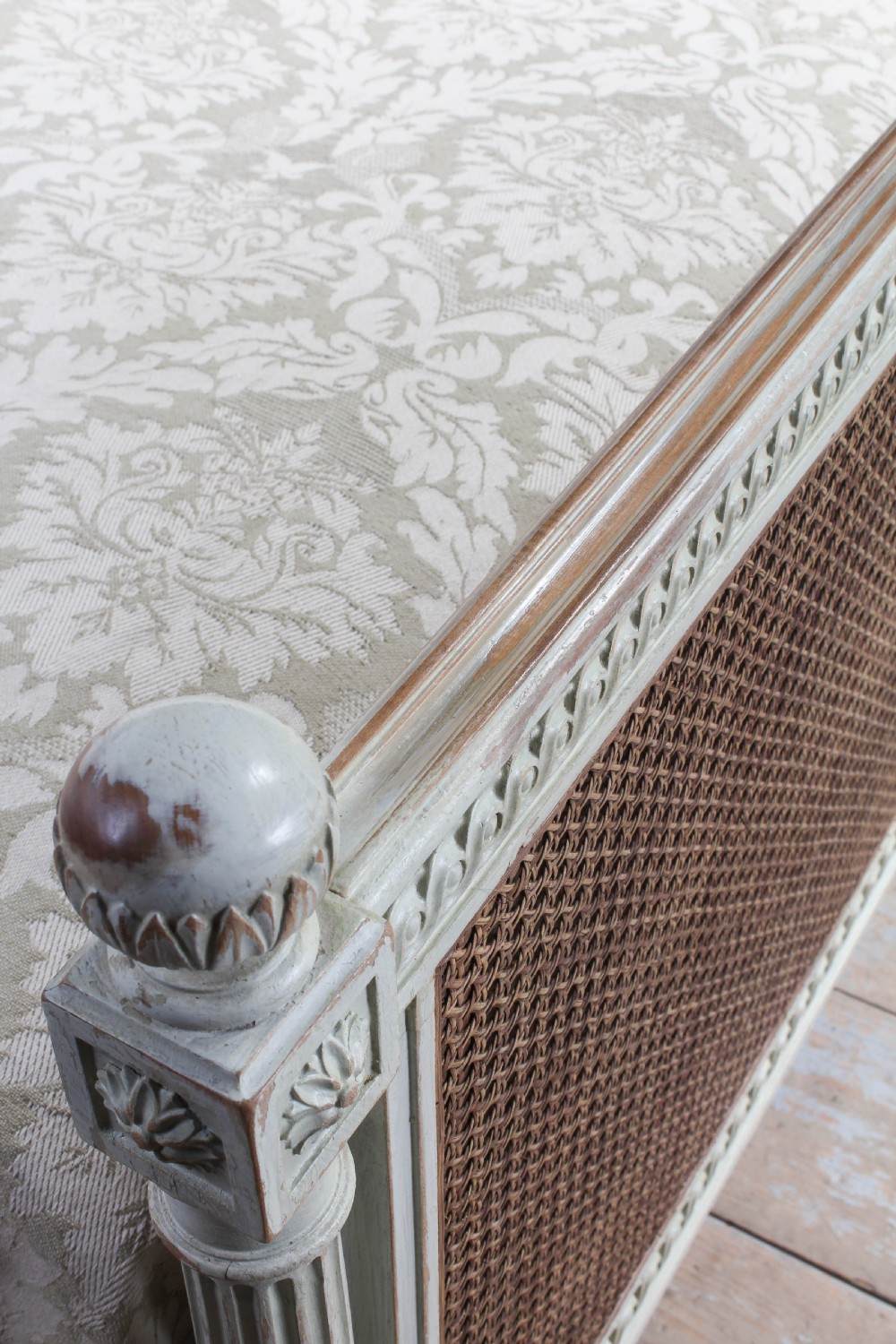 French caned bergere king size bed View IX