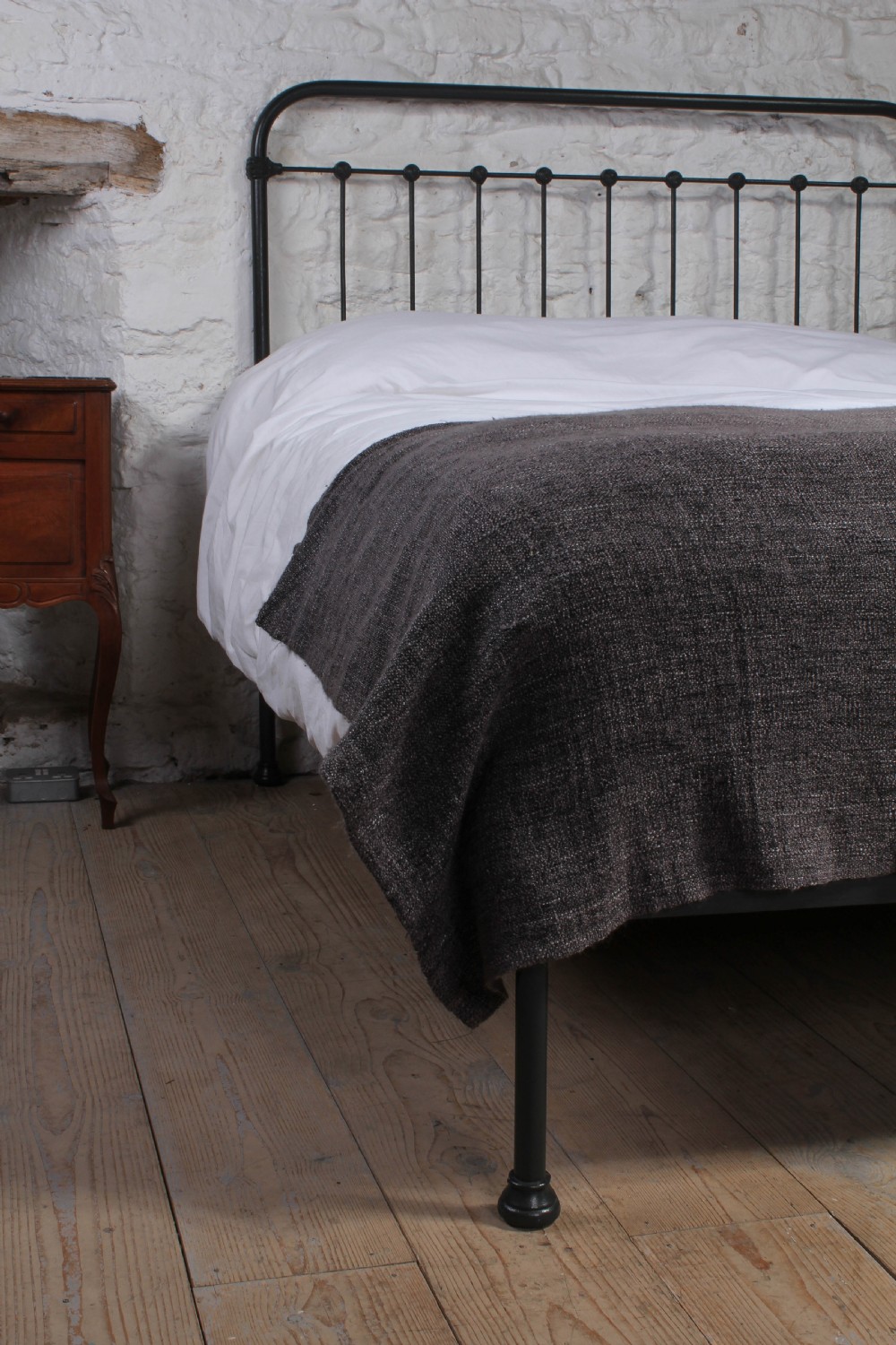 Fashionably Simple French king size iron no end View II
