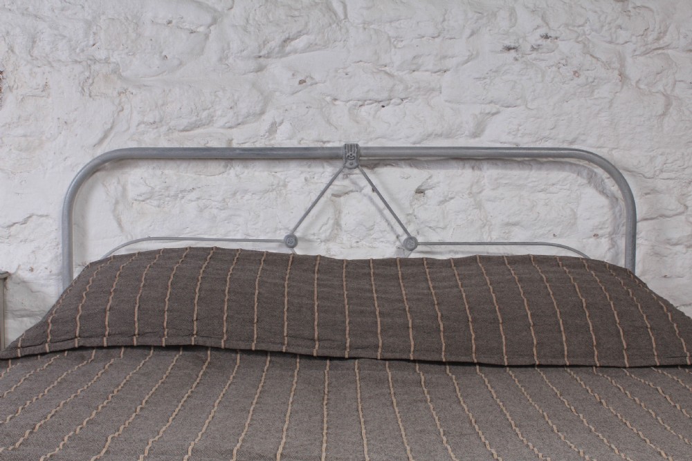Simple Irish cottage  style double iron bed  View III