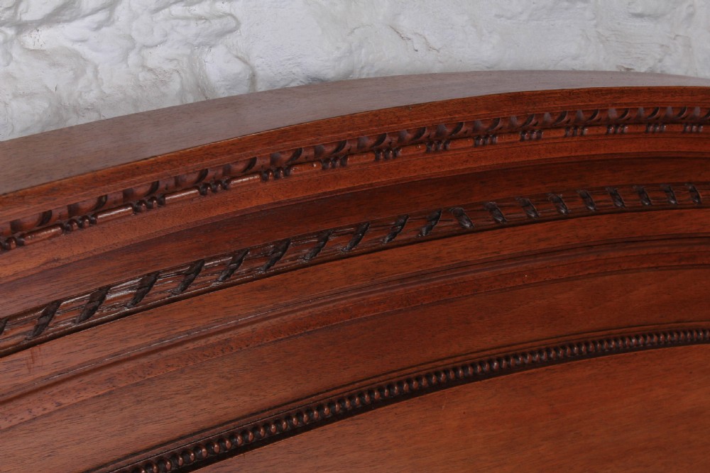 Good quality solid walnut king size bed View VII