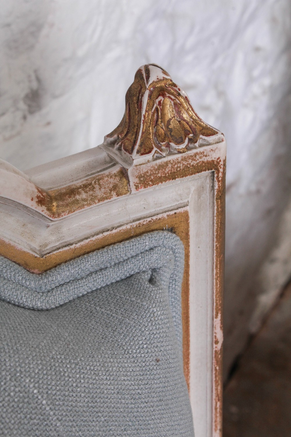 Pretty pair of newly upholstered  french salon chairs View VII