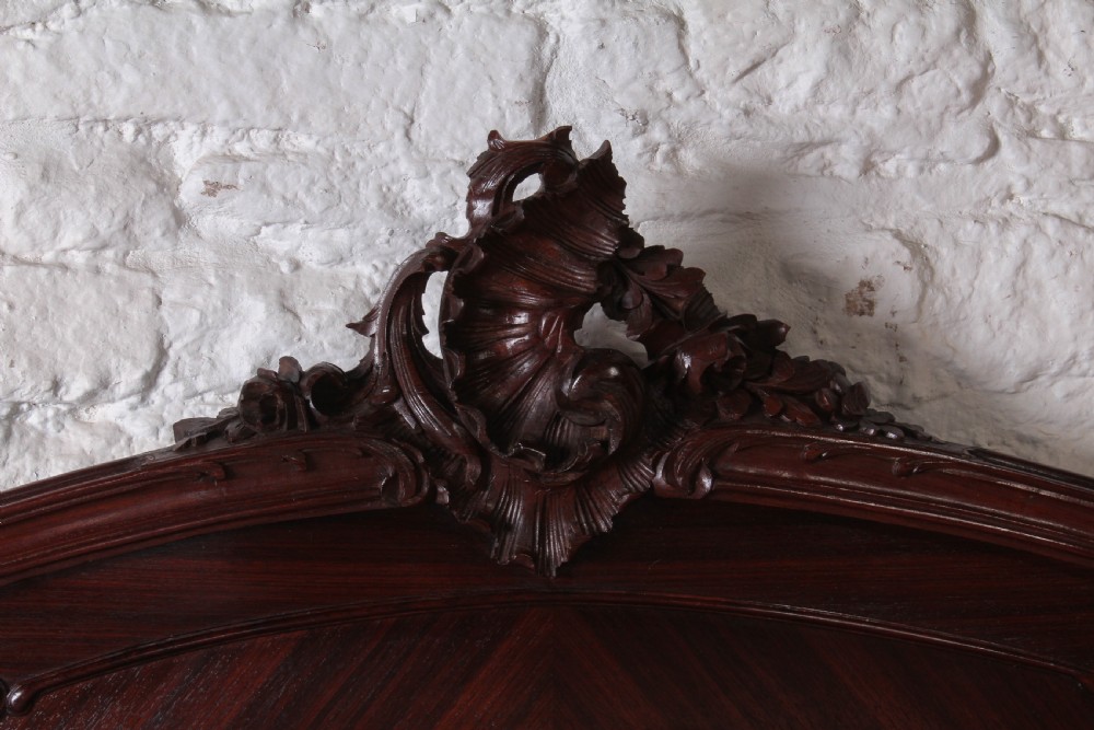 Beautiful Rosewood king size Louis XVI style bed View VI