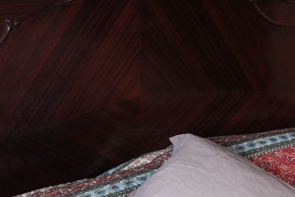 Beautiful Rosewood king size Louis XVI style bed View VII
