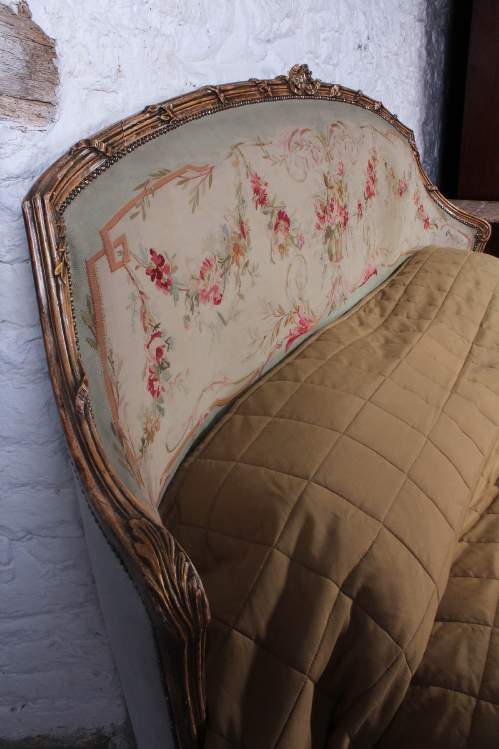Gorgeous faded glory tapestry French super king size  no end bed View III