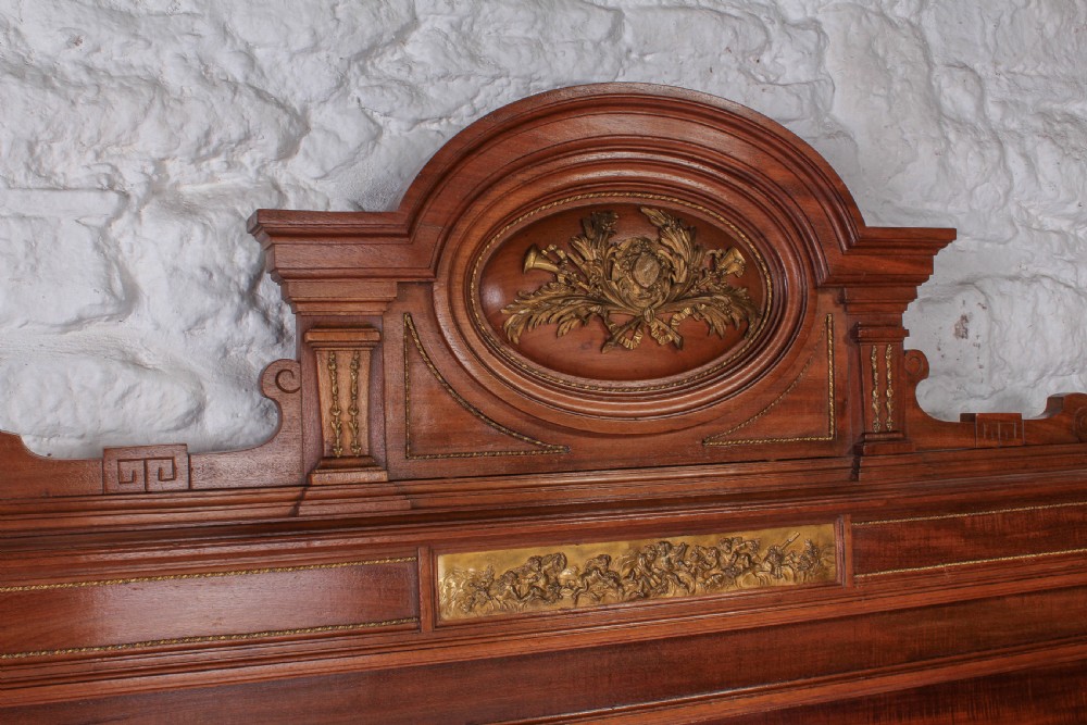 Louis XVI style big  king size bed and matching armoire View V