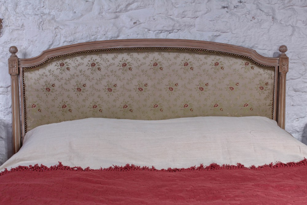 Pretty original French  upholstered king size bed View III