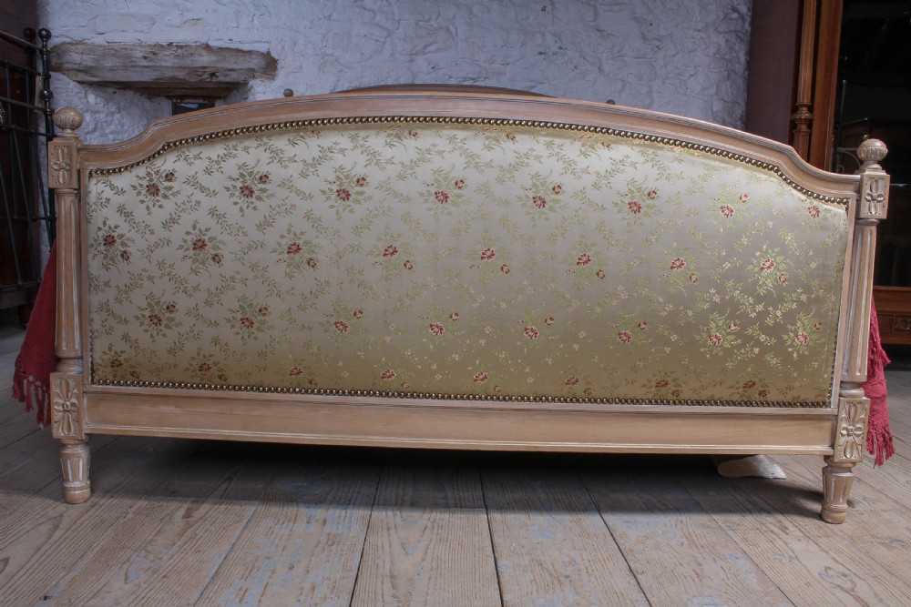 Pretty original French  upholstered king size bed View IV