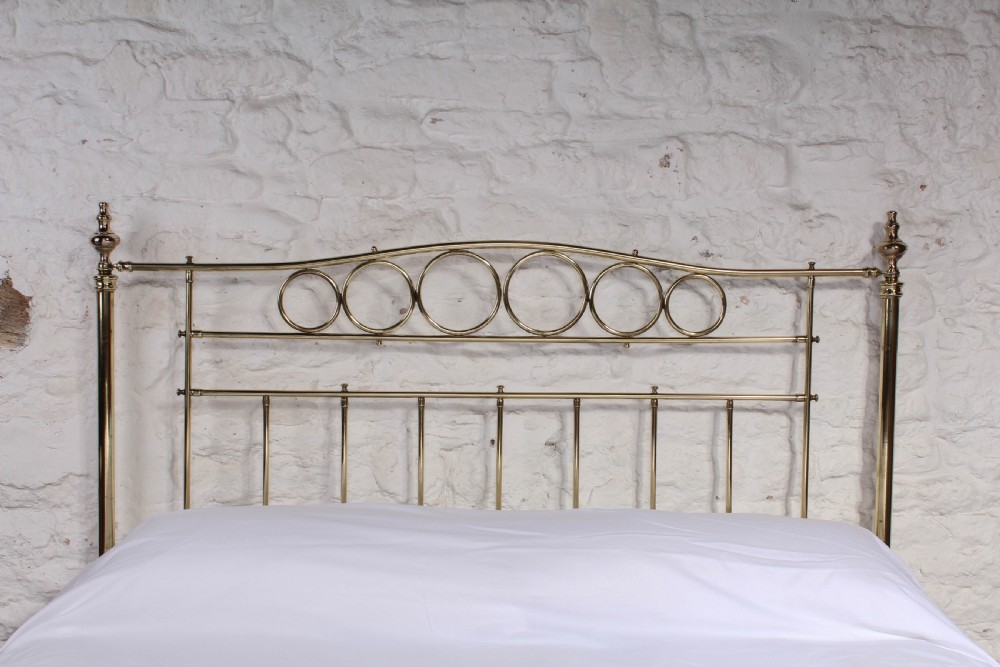 Elegant simple Winfield all brass king size bed View VI