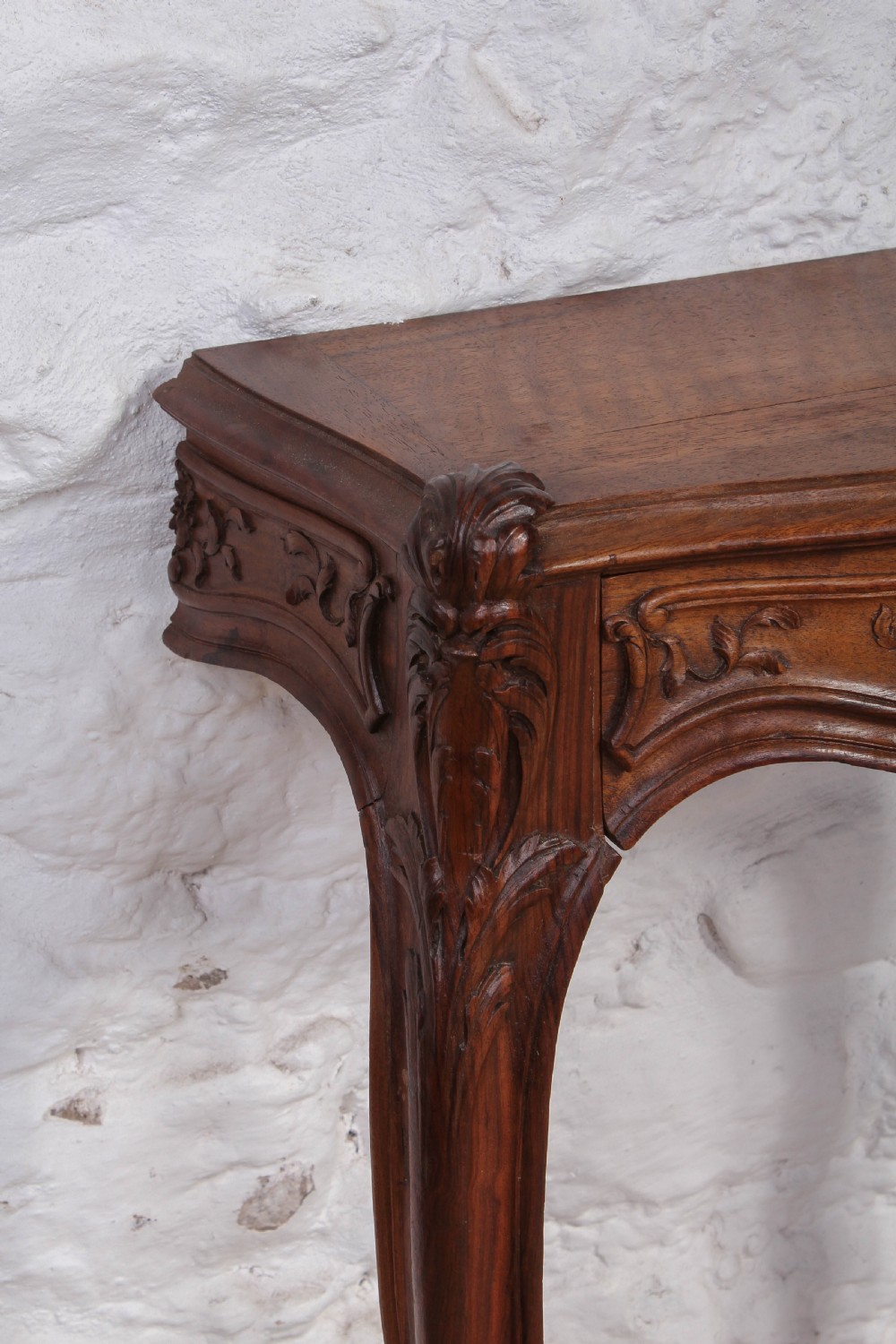 Pretty Pair of small console Louis XV style bedsides View II