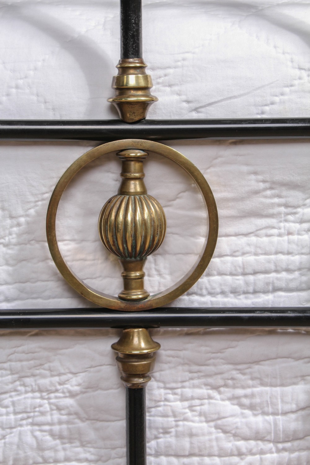Fabulous rare super king size 6Ft Victorian brass and iron bed View VI