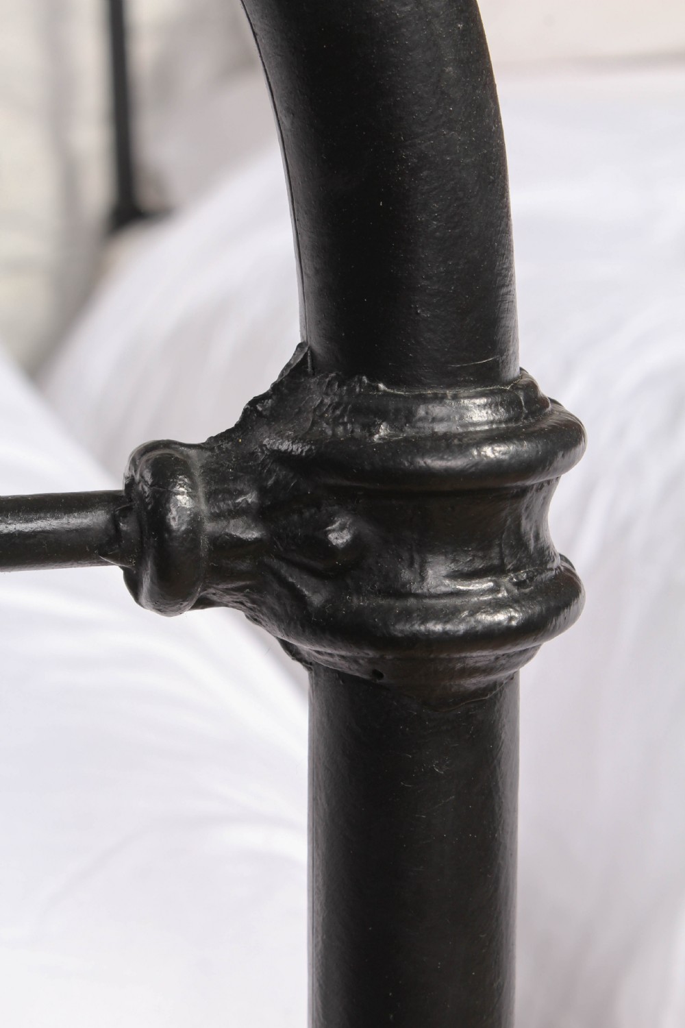 Very nice pair of French all iron single beds View IX