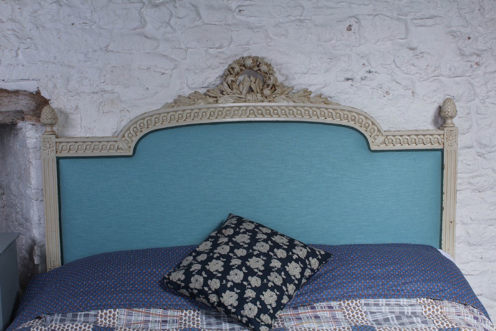 European king size newly upholstered low end bed View III