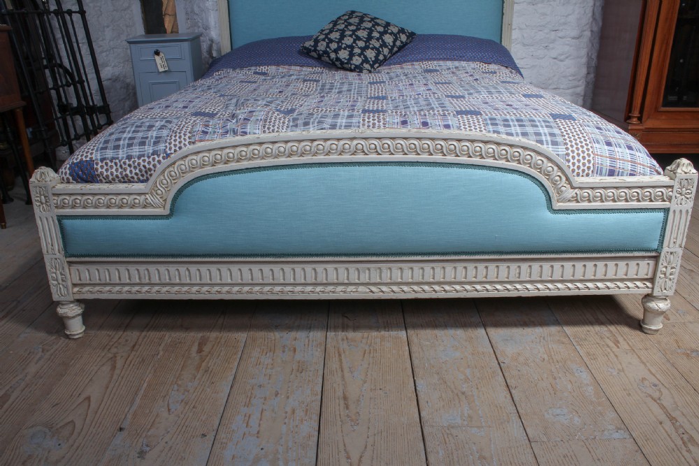 European king size newly upholstered low end bed View IV