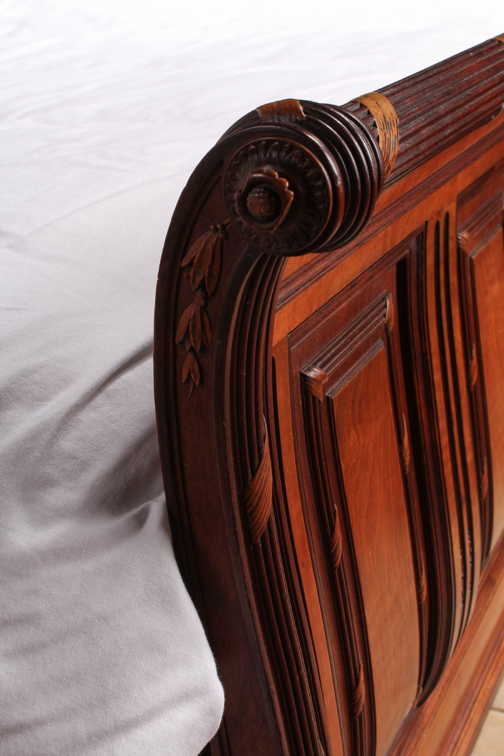 Exceptional quality French king size bed and bedside  View VI