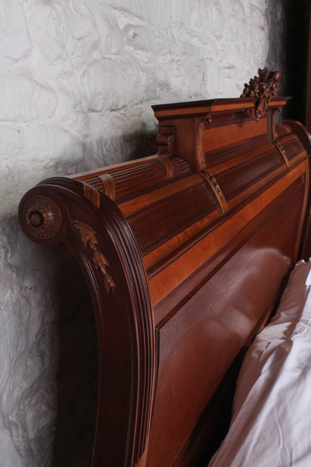 Exceptional quality French king size bed and bedside  View VII