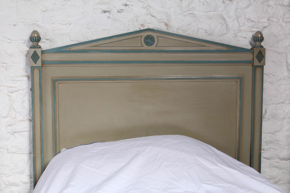 Nice Pair of Directoire style French painted single  beds (can be joined) View VI