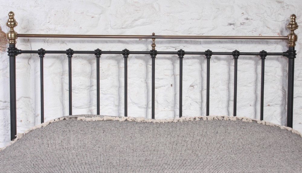 Classic Victorian French 5Ft king size brass and iron bed  View VI