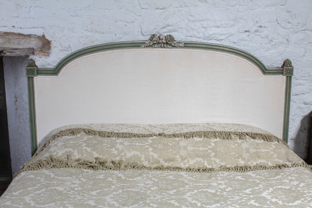Elegant  French king size upholstered bed View V