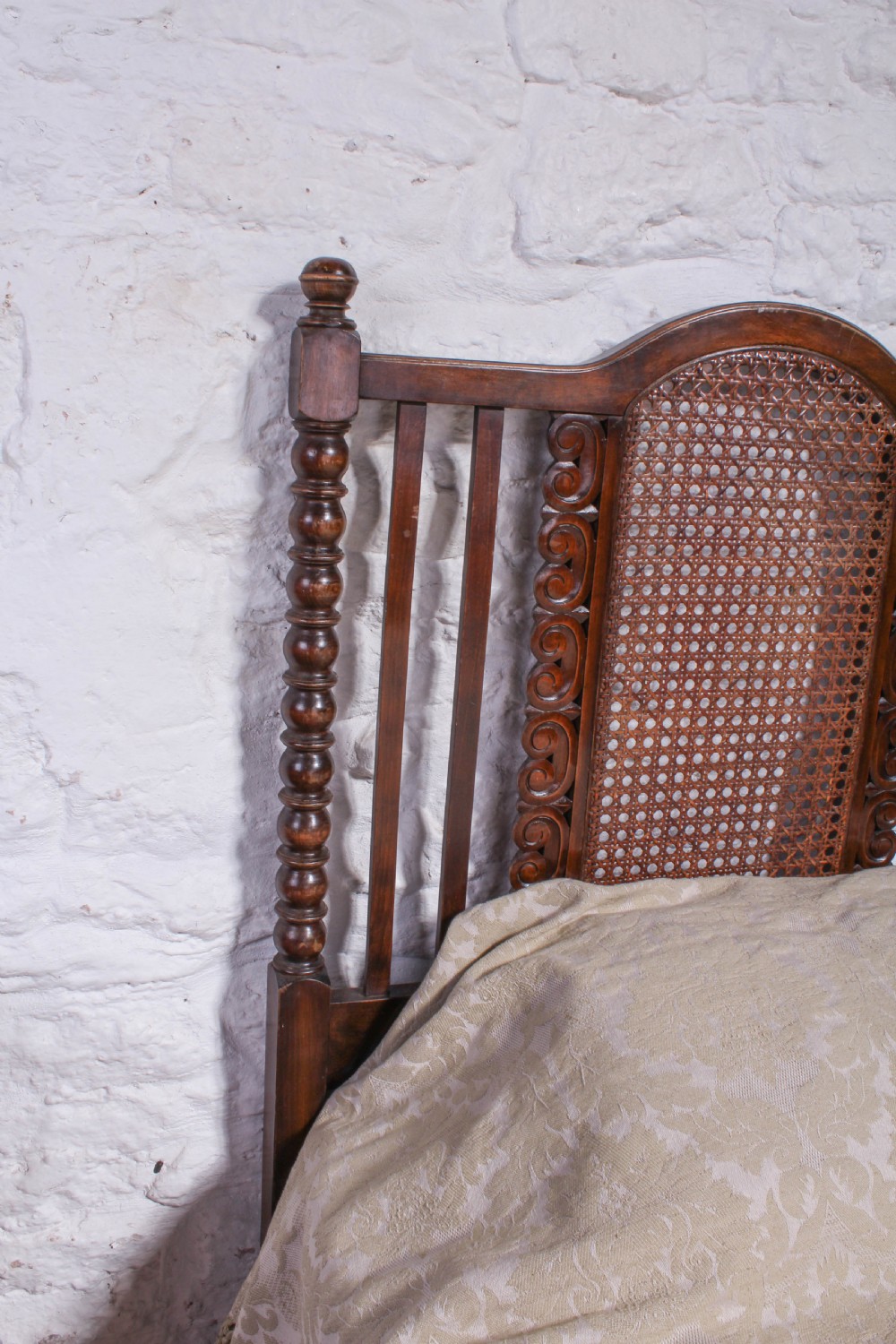 Edwardian wooden single bed  View VI