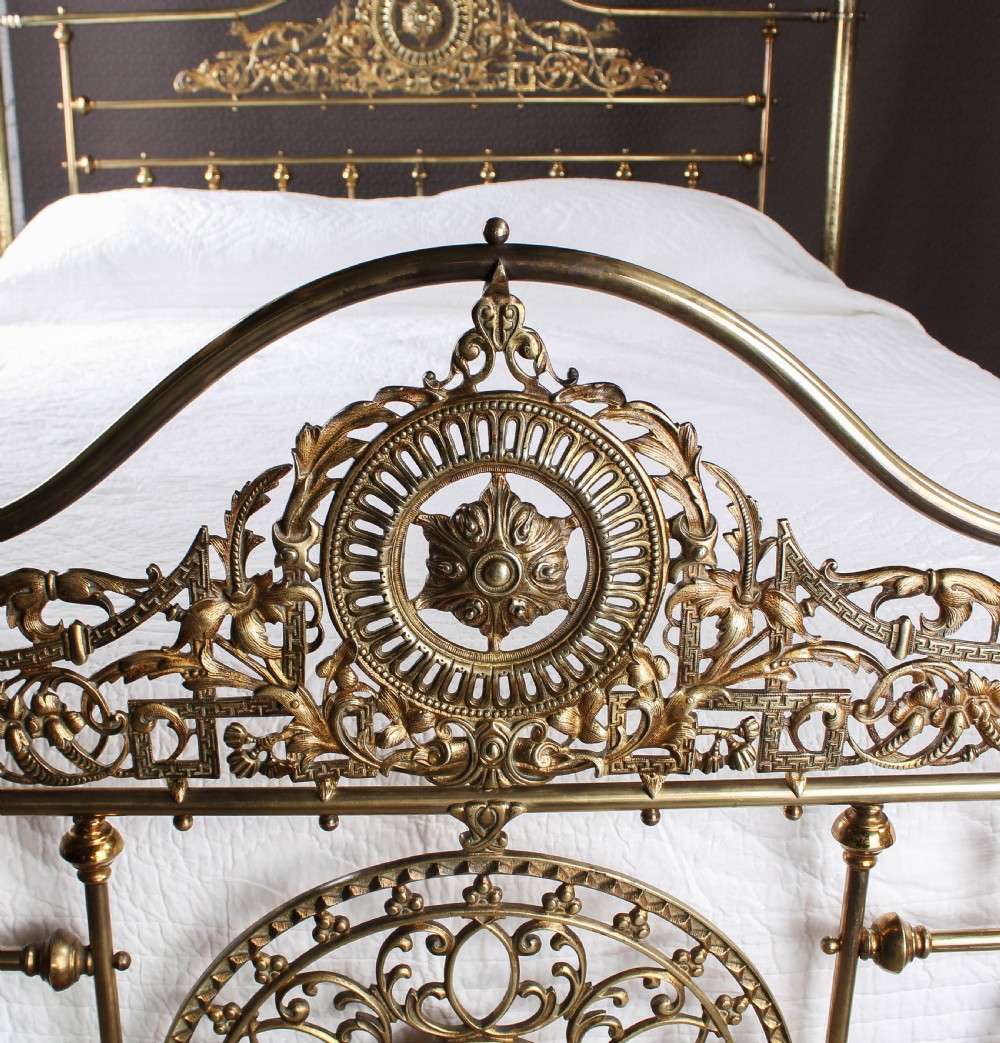 The most spectacular Winfield  6Ft super king size all brass four poster bed View III