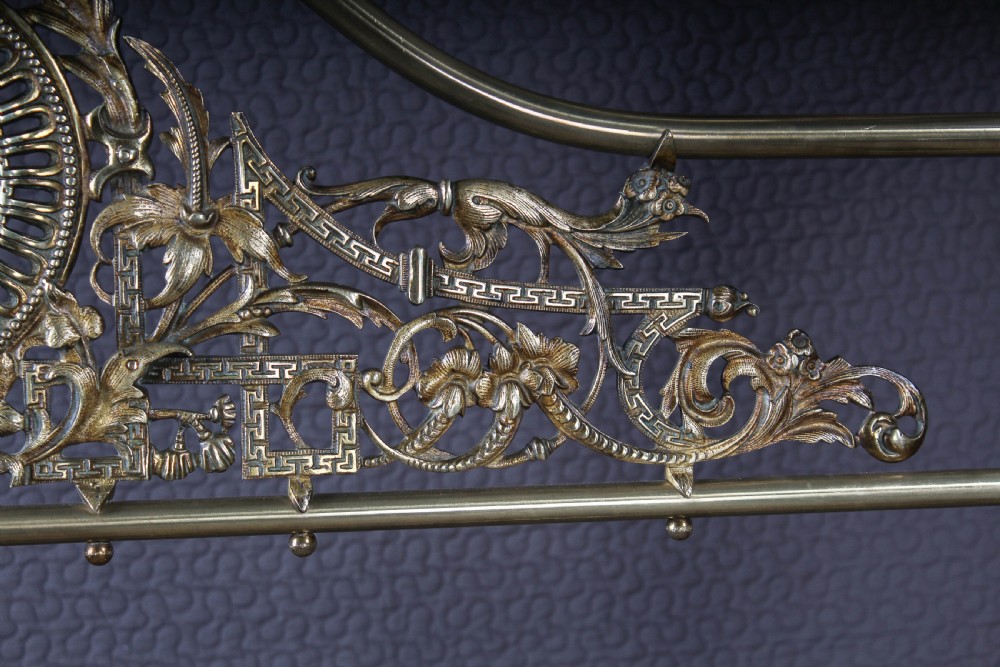 The most spectacular Winfield  6Ft super king size all brass four poster bed View VI