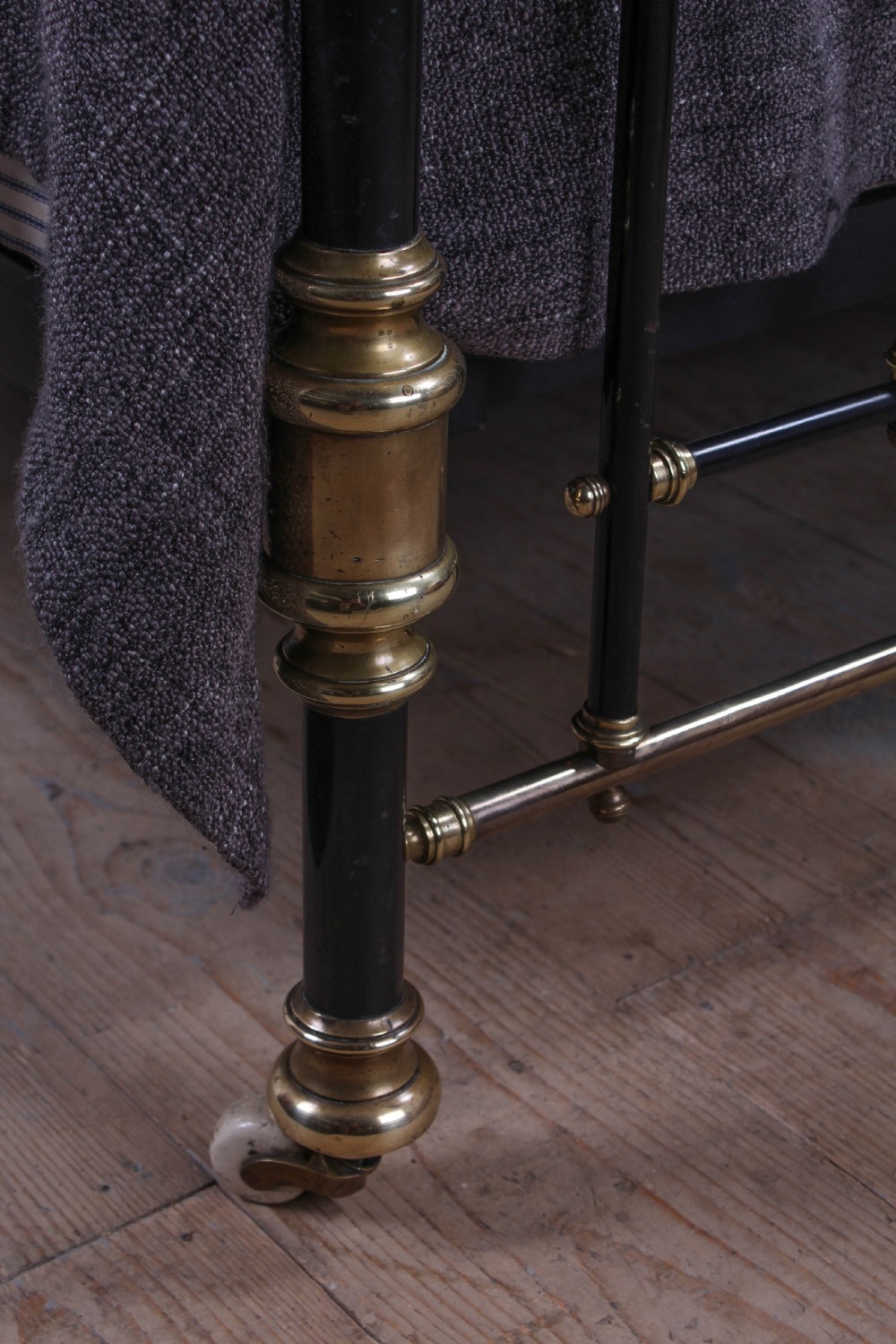 Handsome Victorian king size half tester bed View VI
