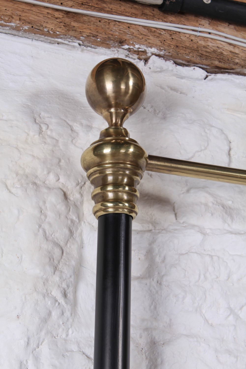 Handsome Victorian king size half tester bed View VII