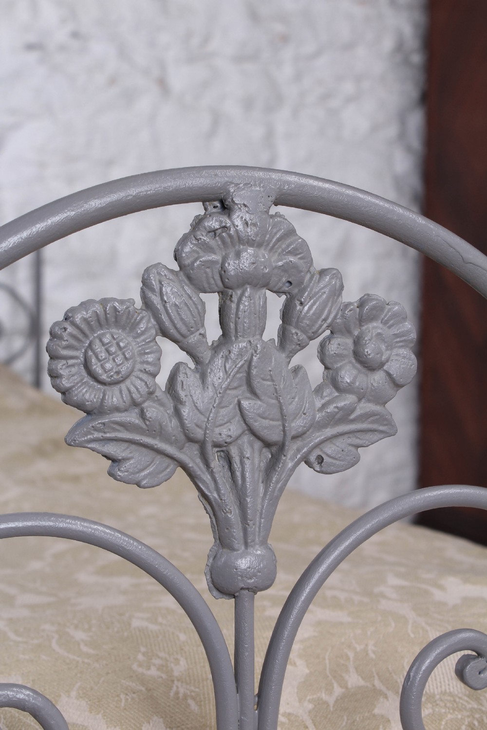 Pretty Forged iron single bed View VI