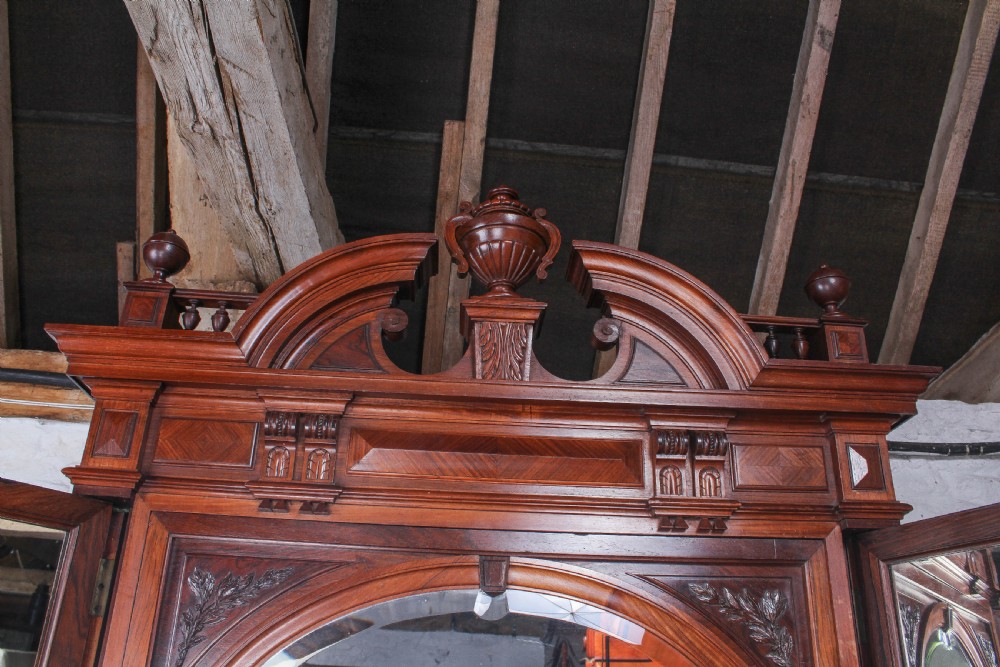 Beautiful three mirror in one armoire View VII