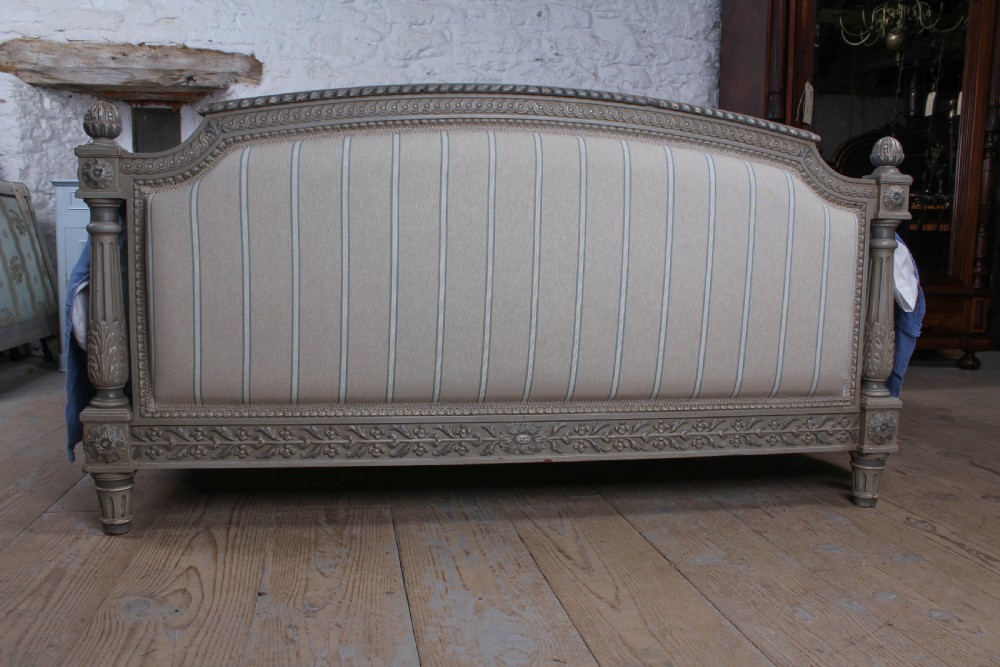 Gorgeous Empire style newly upholstered king size bed  View IV