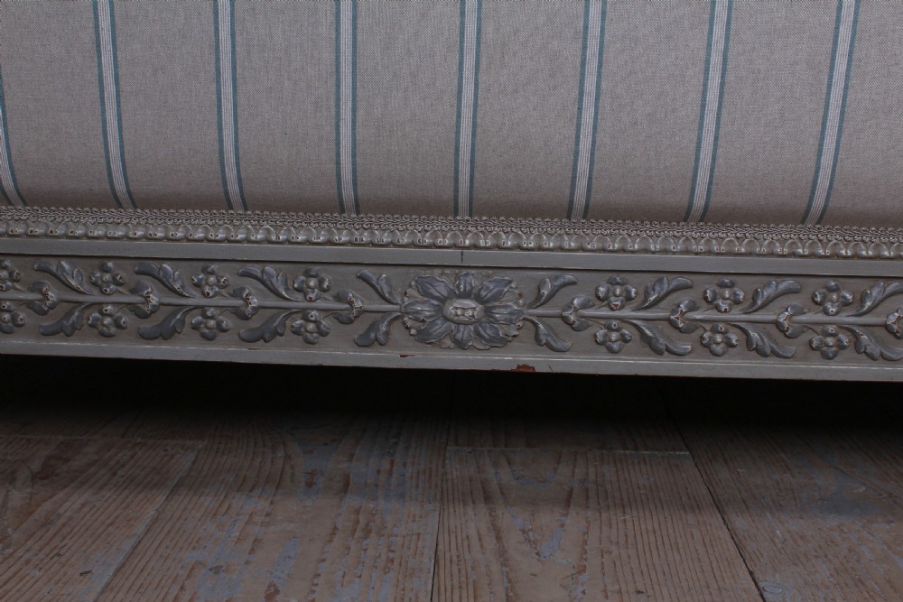 Gorgeous Empire style newly upholstered king size bed  View VI