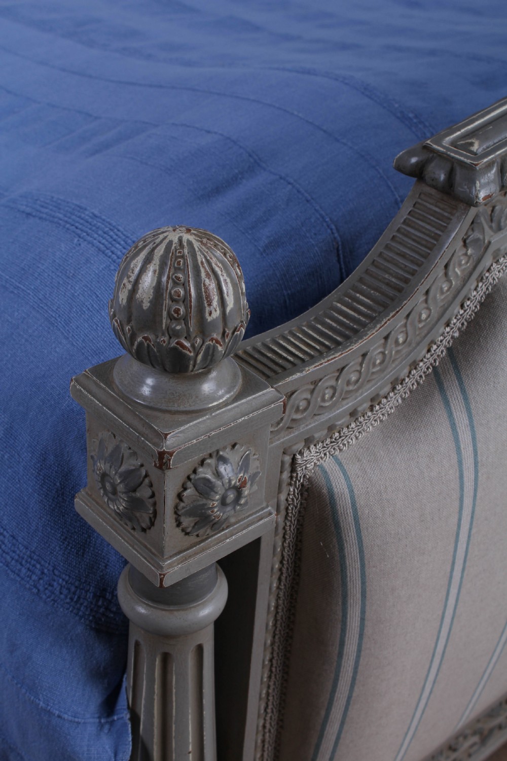 Gorgeous Empire style newly upholstered king size bed  View VIII