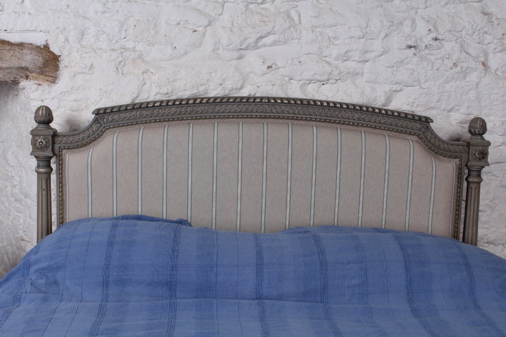 Gorgeous Empire style newly upholstered king size bed  View IX