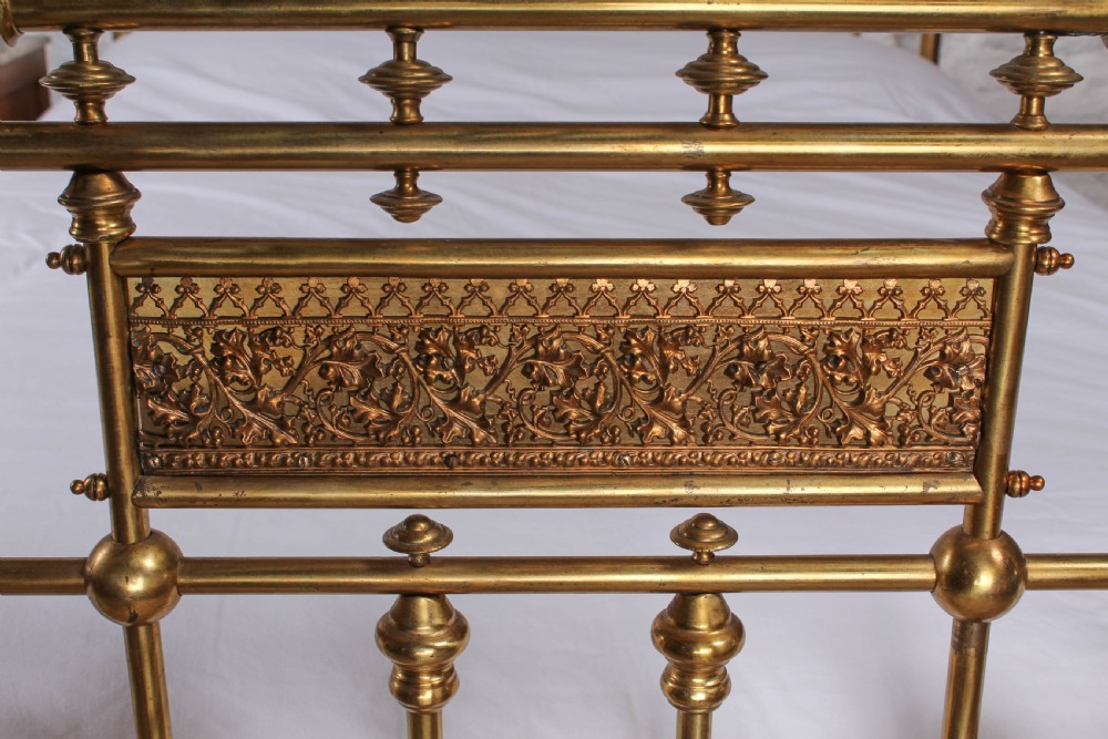 Spectacular Victorian king size brass bed  View III
