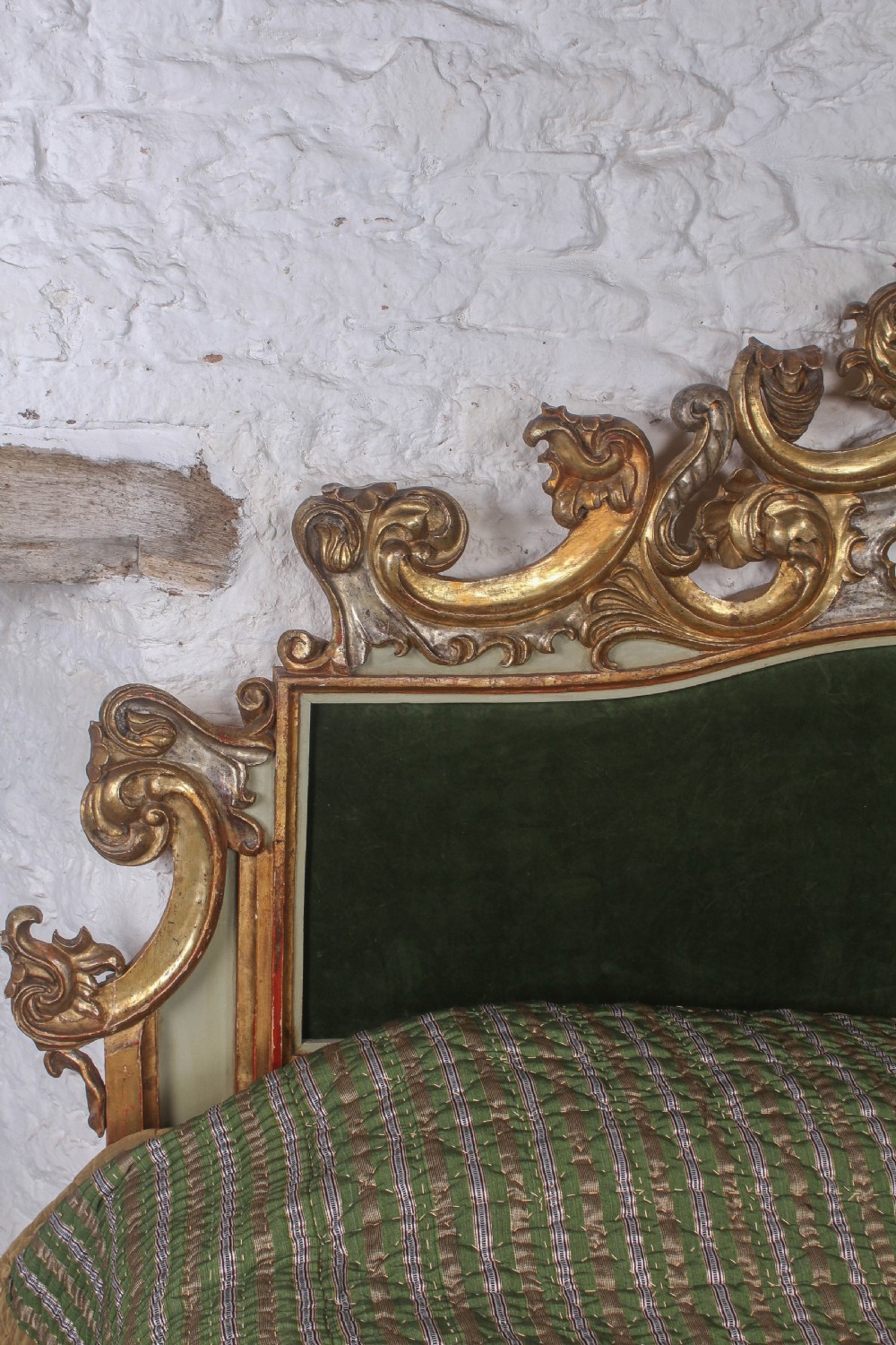 Elaborate Rococo style Italian super king size bed View V