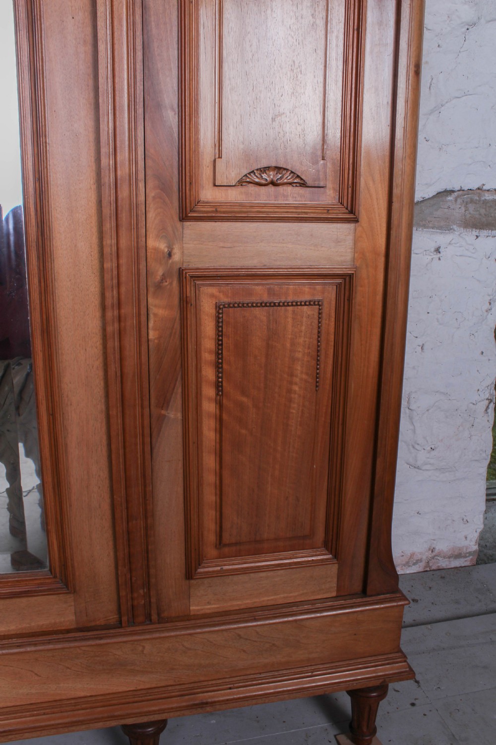 Very nice single door cherry armoire View IV