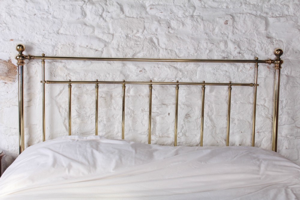 Beautiful elegant Victorian  king size all brass bed View VI