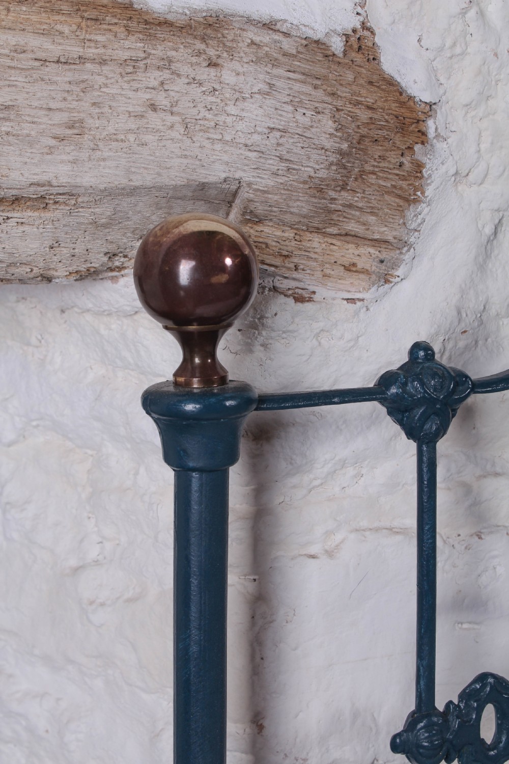 Lovely pair  of early Victorian no end single beds View III