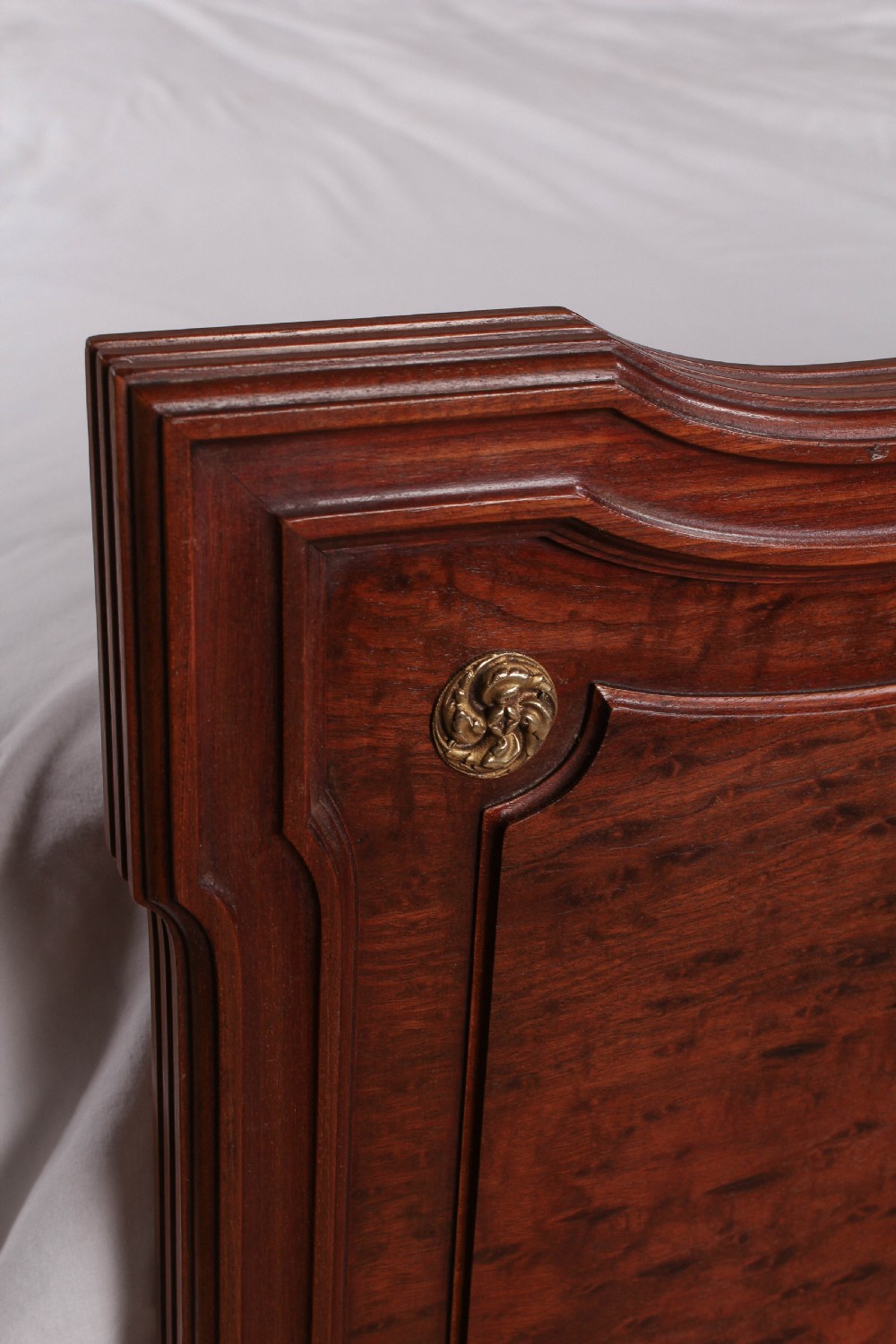 Beautiful French plum mahogany king size bed  View V