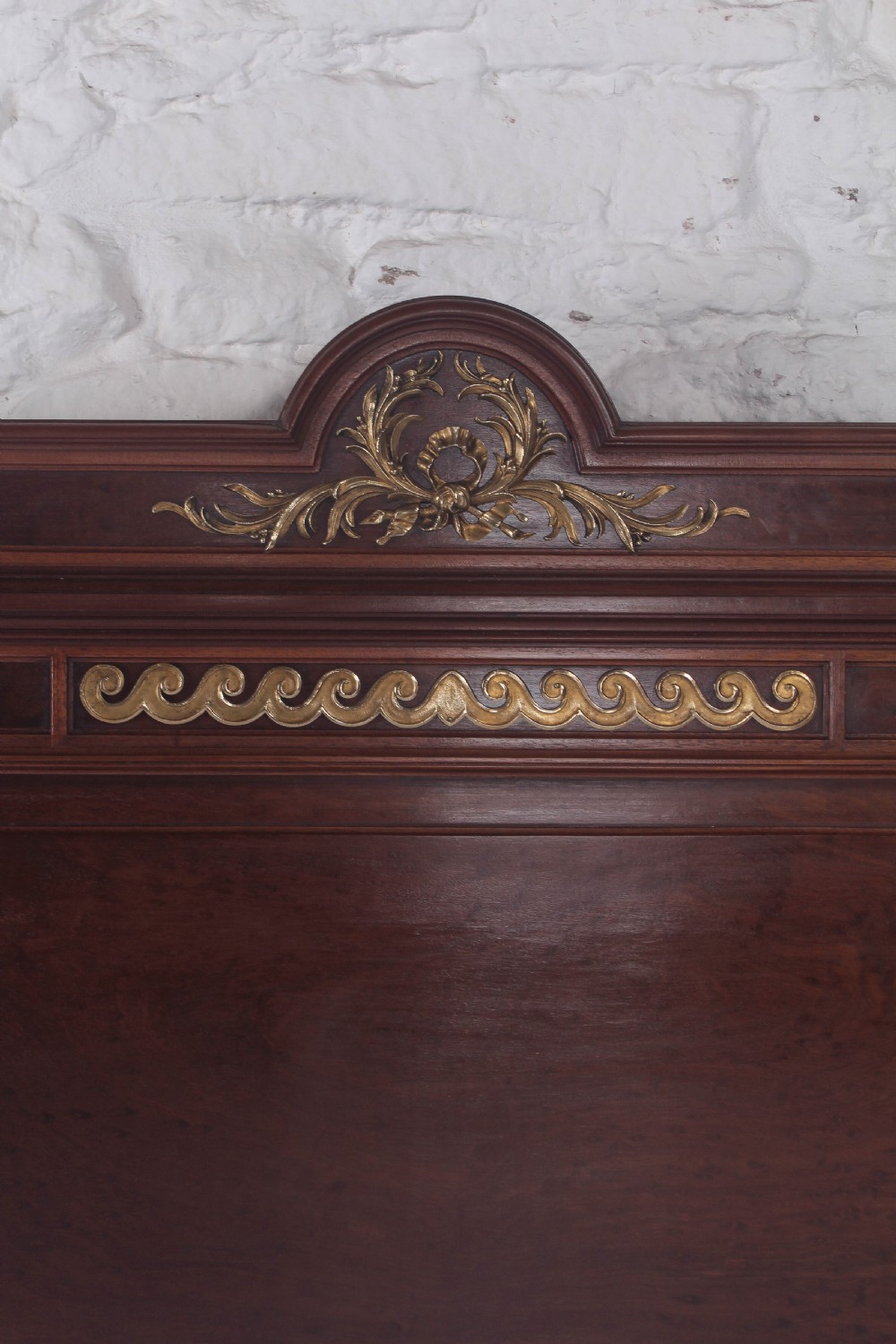 Beautiful French plum mahogany king size bed  View IX