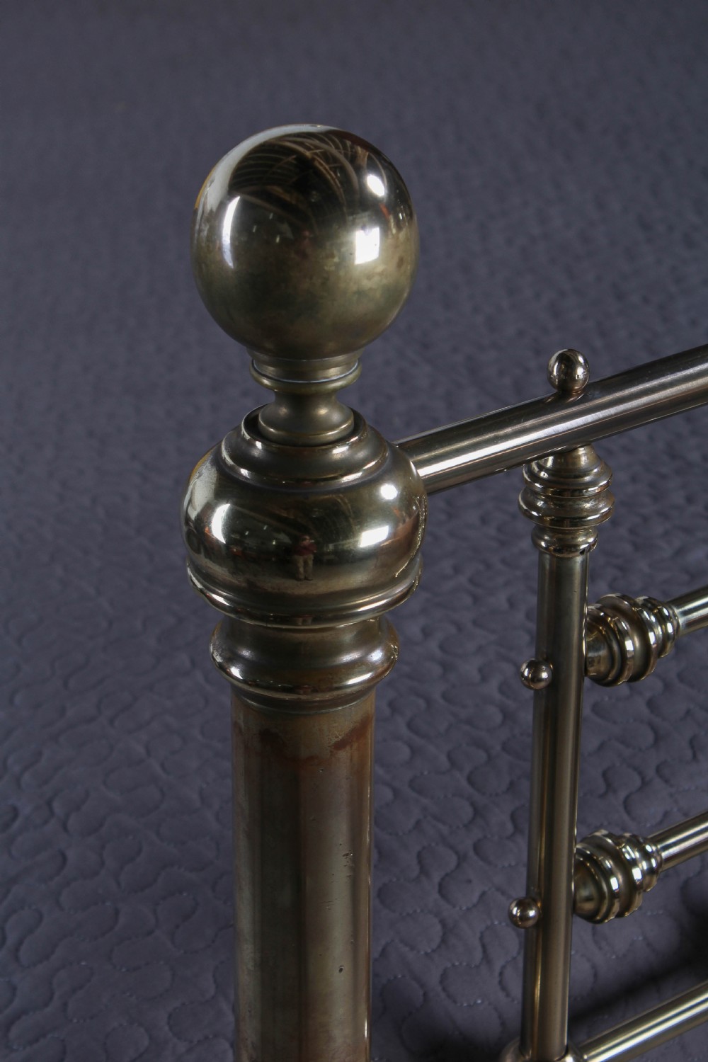 Handsome super king size all brass bed  View II