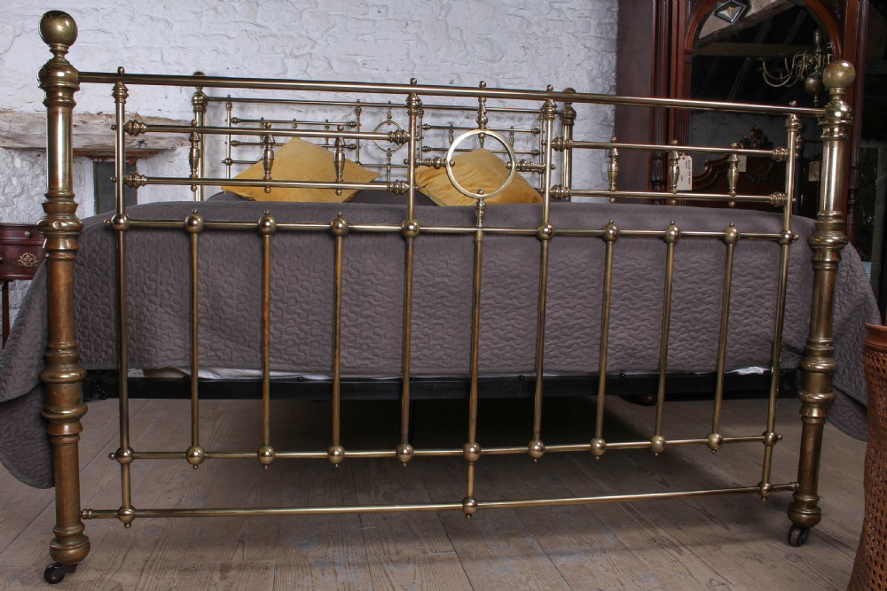 Handsome super king size all brass bed  View III