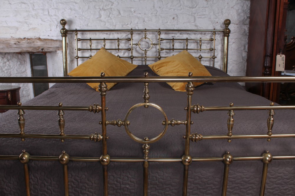 Handsome super king size all brass bed  View V