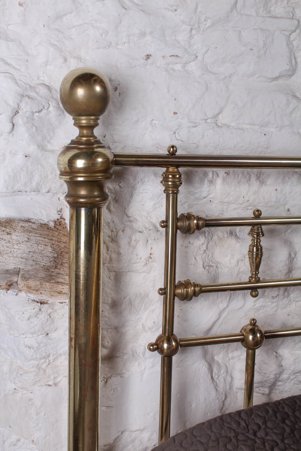 Handsome super king size all brass bed  View X