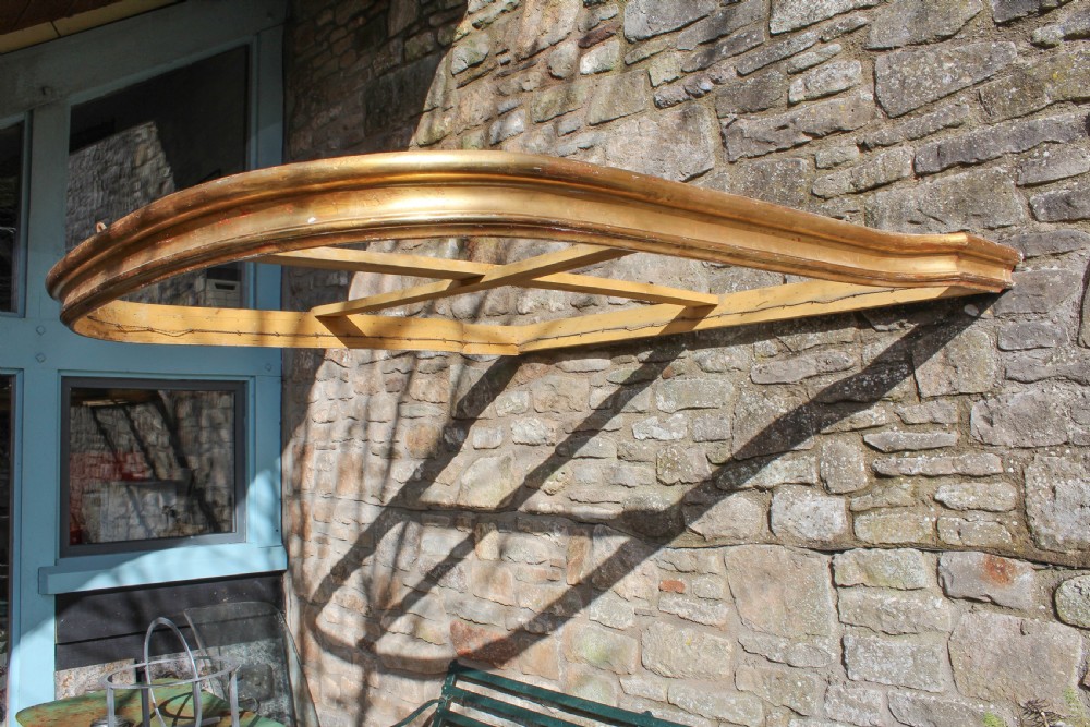 Fabulous large French gilded bed canopy View II