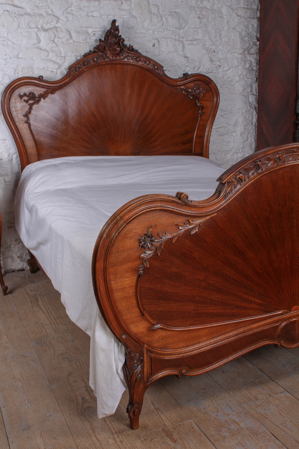 Spectacular Louis XV style double bed View XII