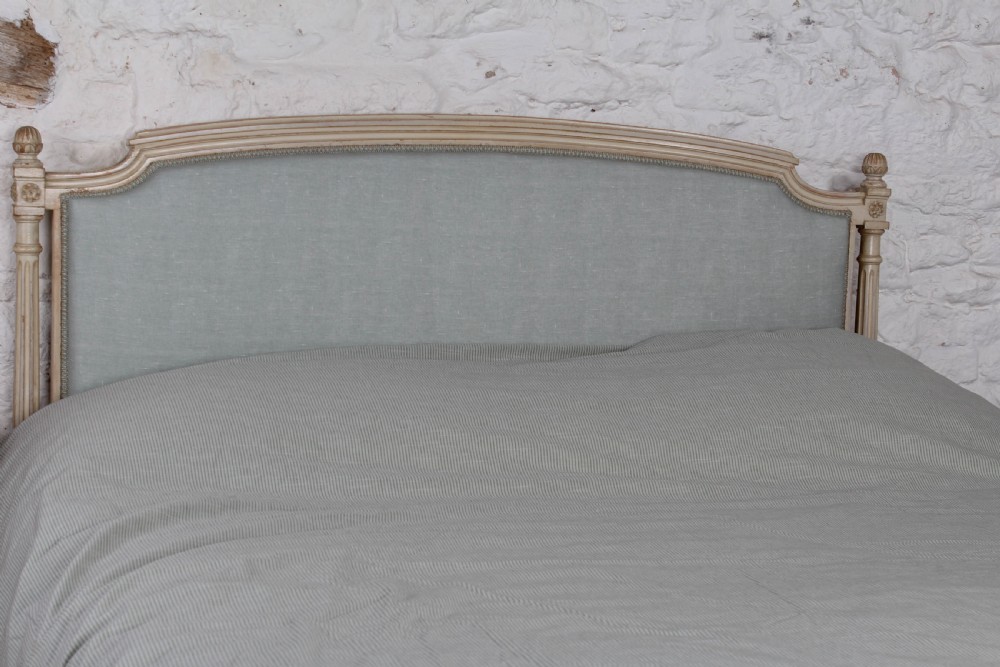 Newly upholstered French Empire style king size bed  View VIII