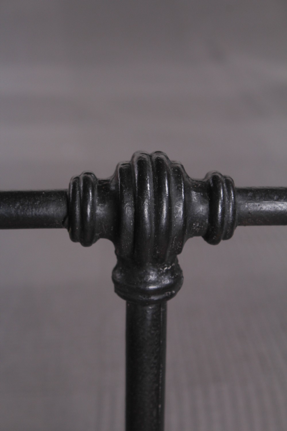 Handsome individual Victorian king size brass and iron bed View VIII