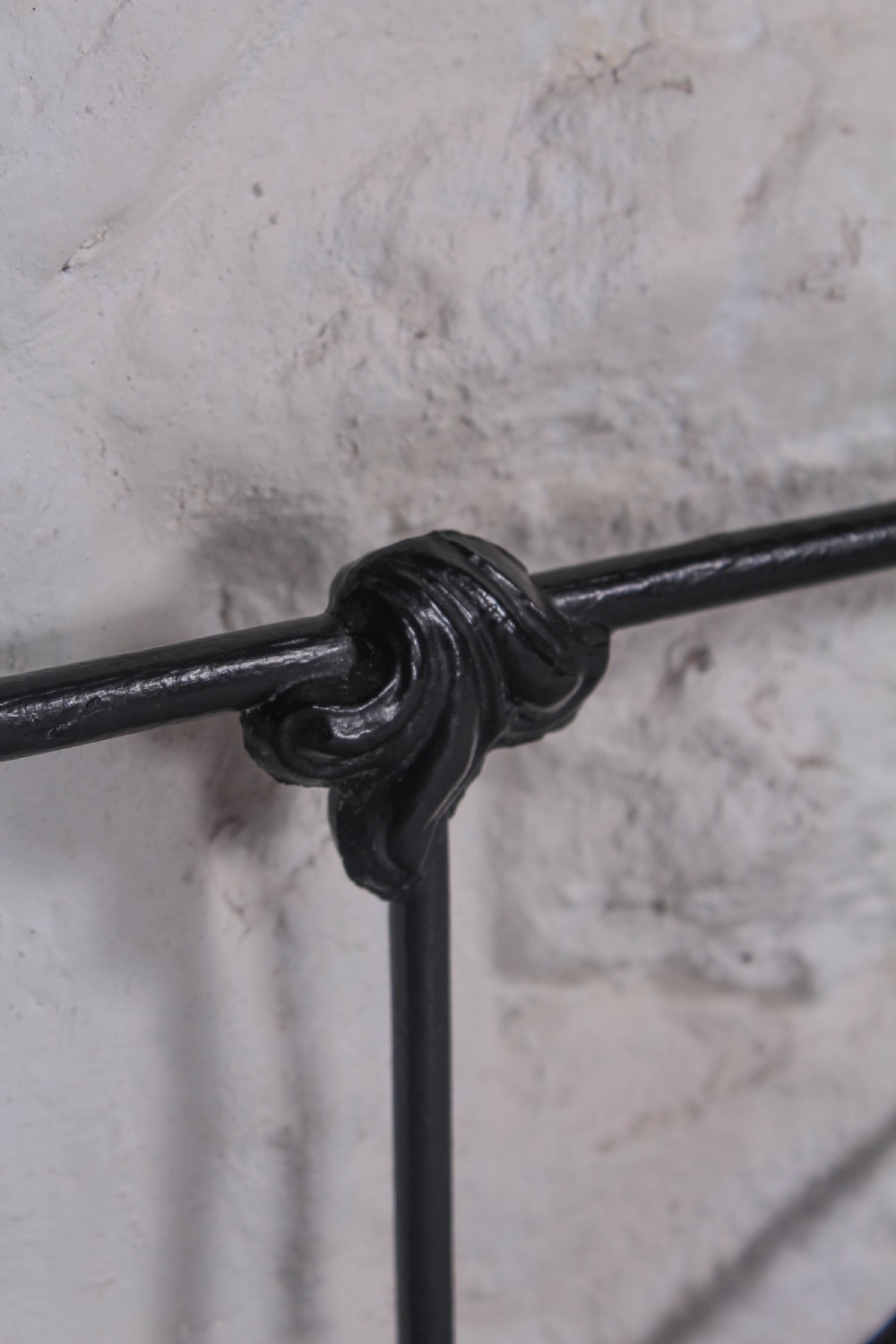 Simple pair of Victorian all iron single beds (can be joined) View IX